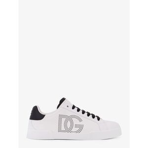 Dolce & Gabbana Men Portofino Leather Low-Top Sneakers